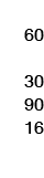  60 30 90 16