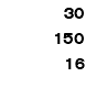 30 150 16 
